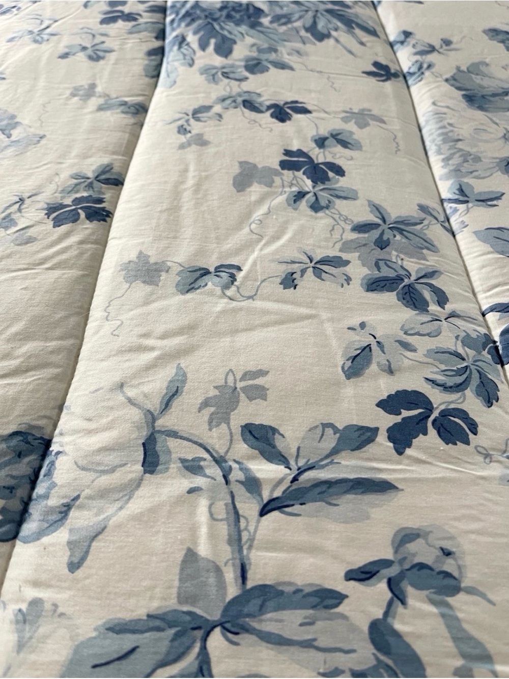 Ralph Lauren Blue and White Floral Comforter RARE! Elsa! - Picture 3 of 9